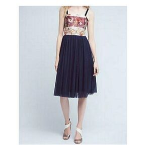 Anthropologie Moulinette Soeurs Floral Tulle Dress